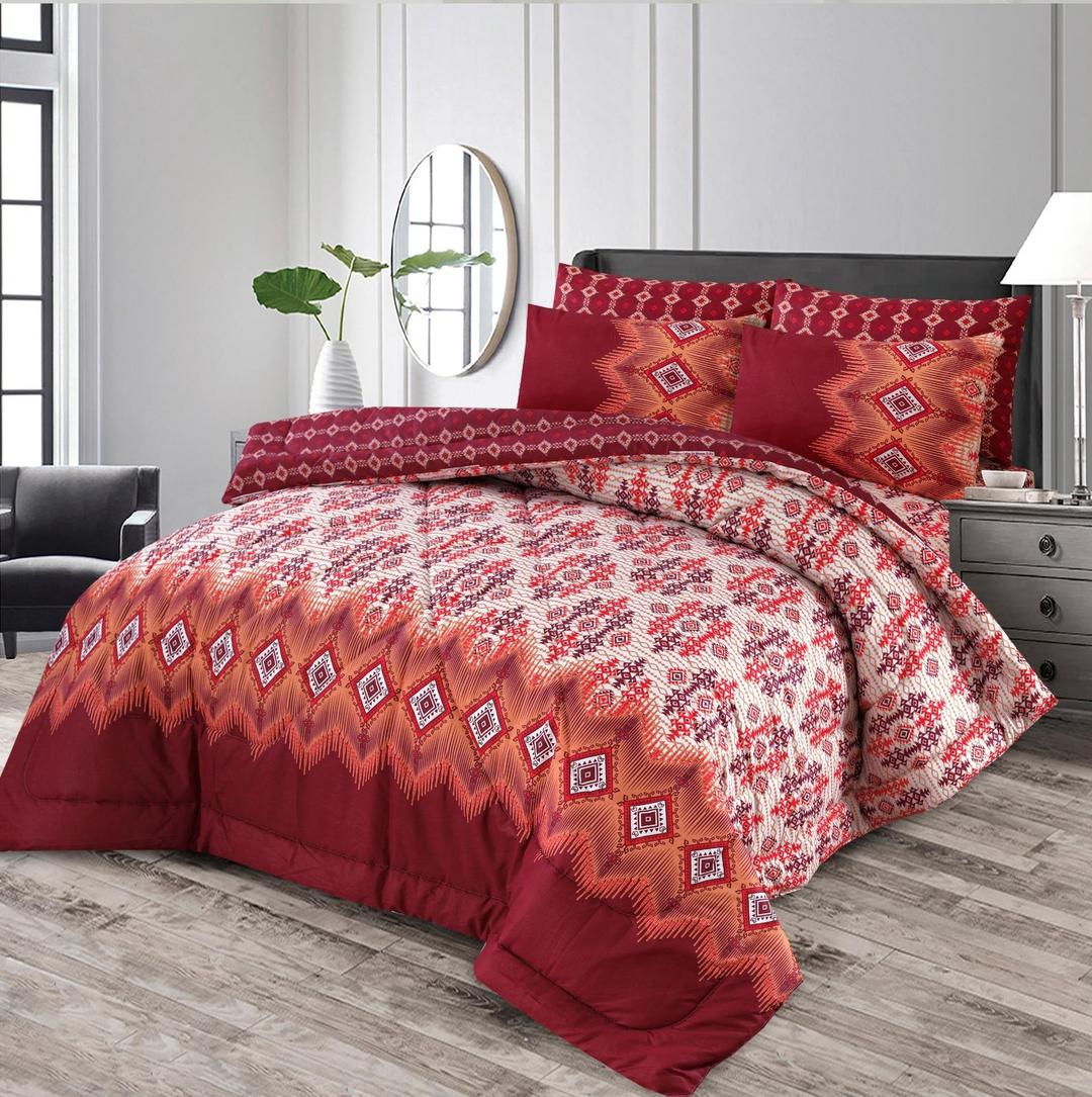 Premium Cotton Printed Razai Set ( 6 Pcs )