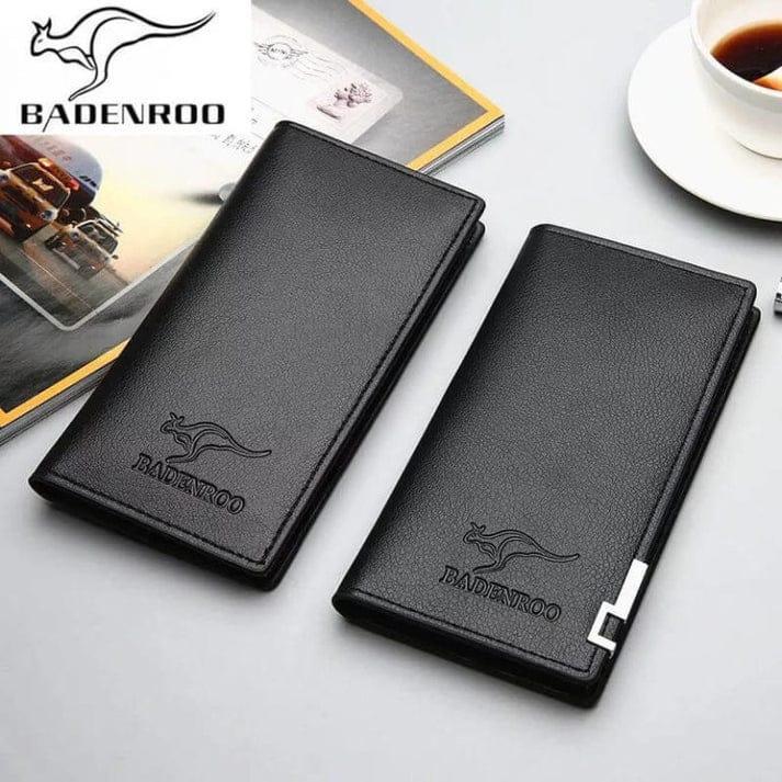 Trendy Leather Long Fold Wallet