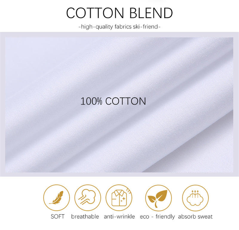 Premium Plain Cotton Formal Shirt Ban Collar