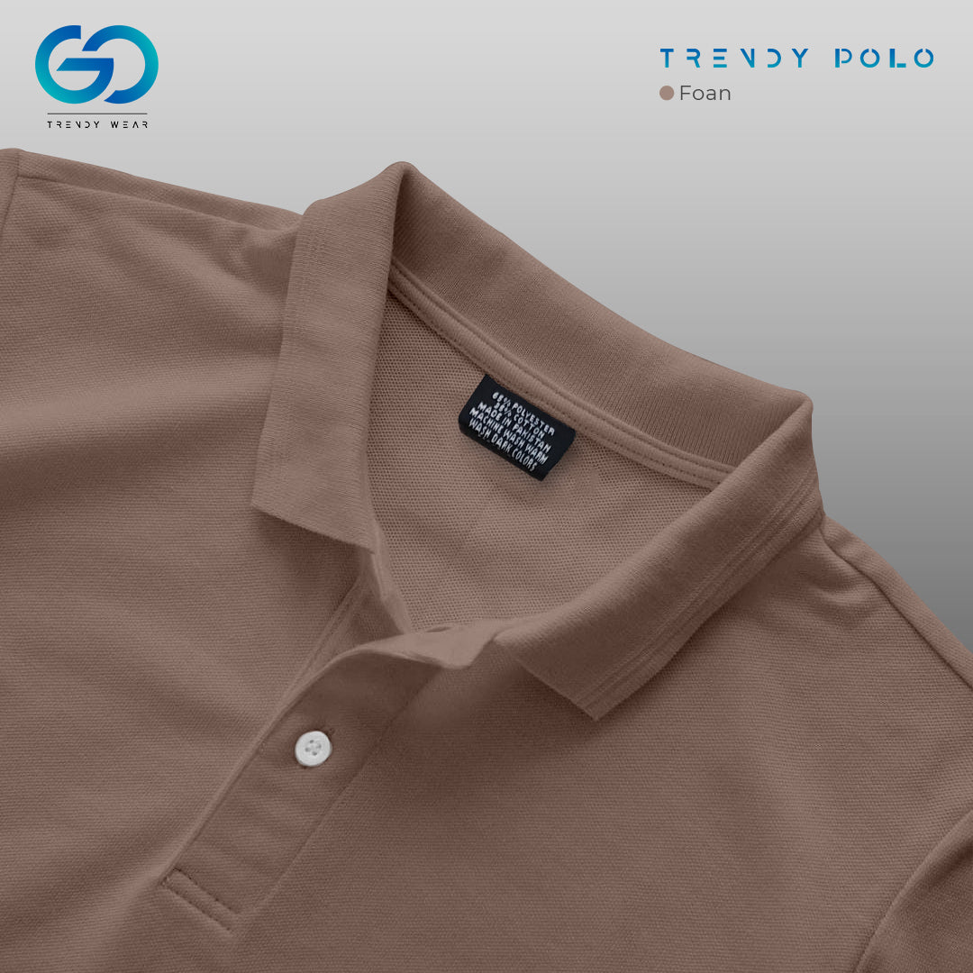 Men's Basic Polo Shirt Fawn